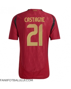 Belgia Timothy Castagne #21 Tricou Fotbal Replică European 2024 Barbati Acasa